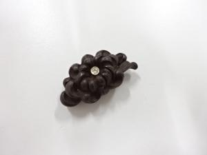アンティーク　彫金　帯留め
